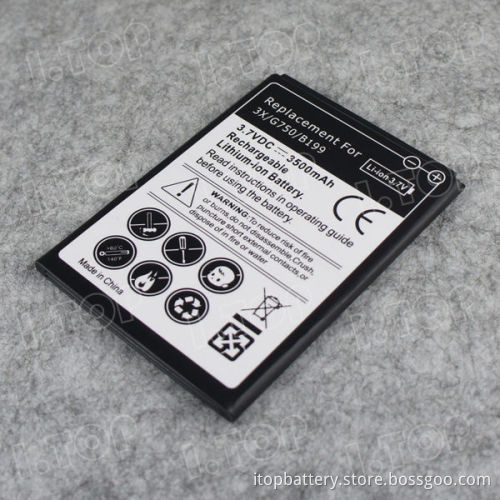 3500mAh rechargeable backup internal battery for Huawei Honor 3X G750 B199 cell phone with best price!